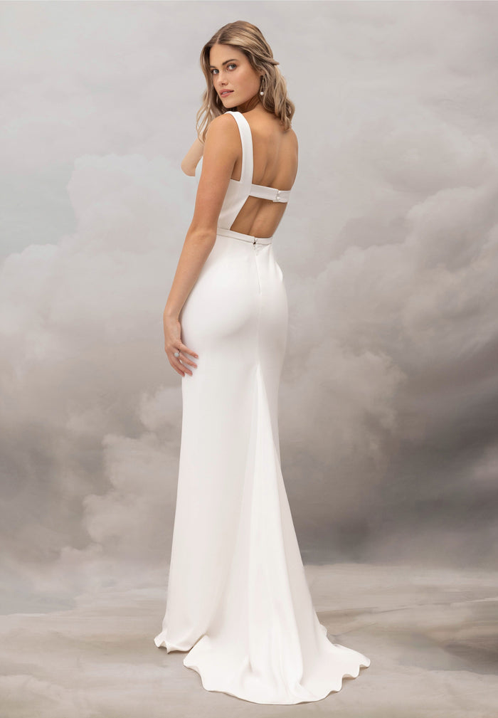 Catherine Deane Olive Gown