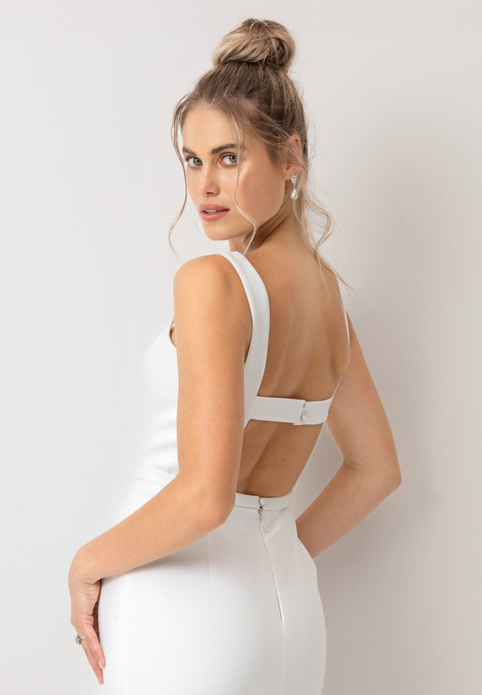 Catherine Deane Olive Gown