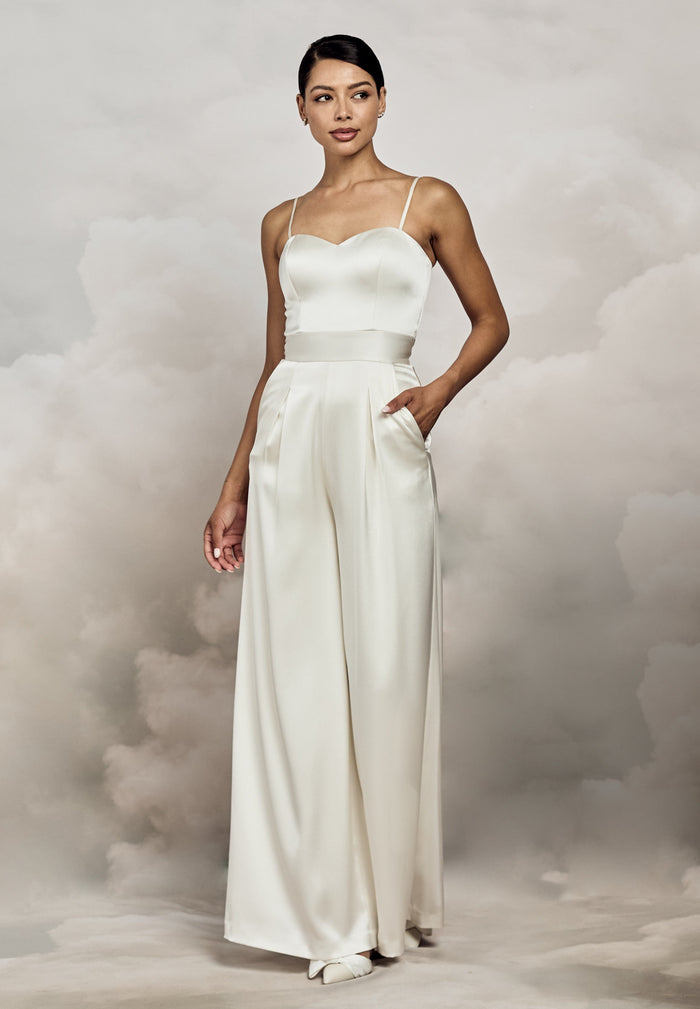 Catherine Deane Ryo Jumpsuit Satin