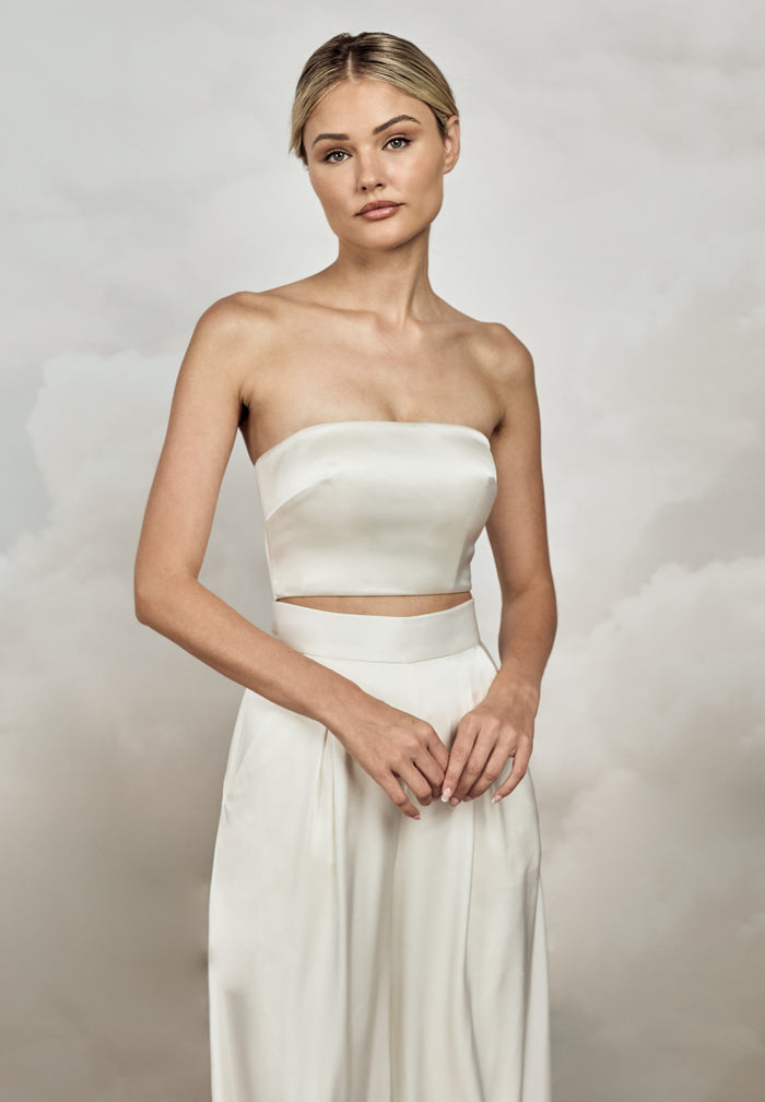 catherine deane Zia Bandeau Satin