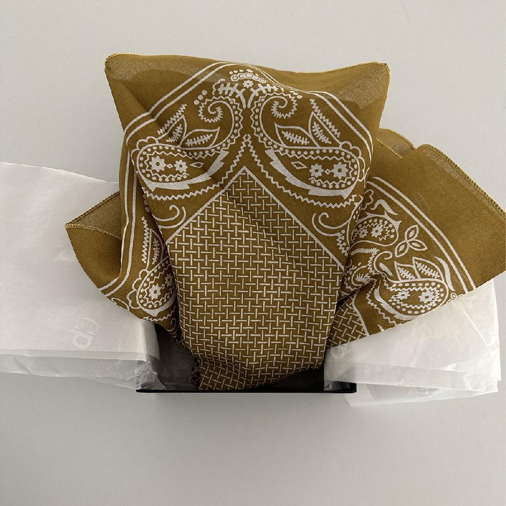 Cb Cecilia Bringheli Bandana Tobacco Cotton