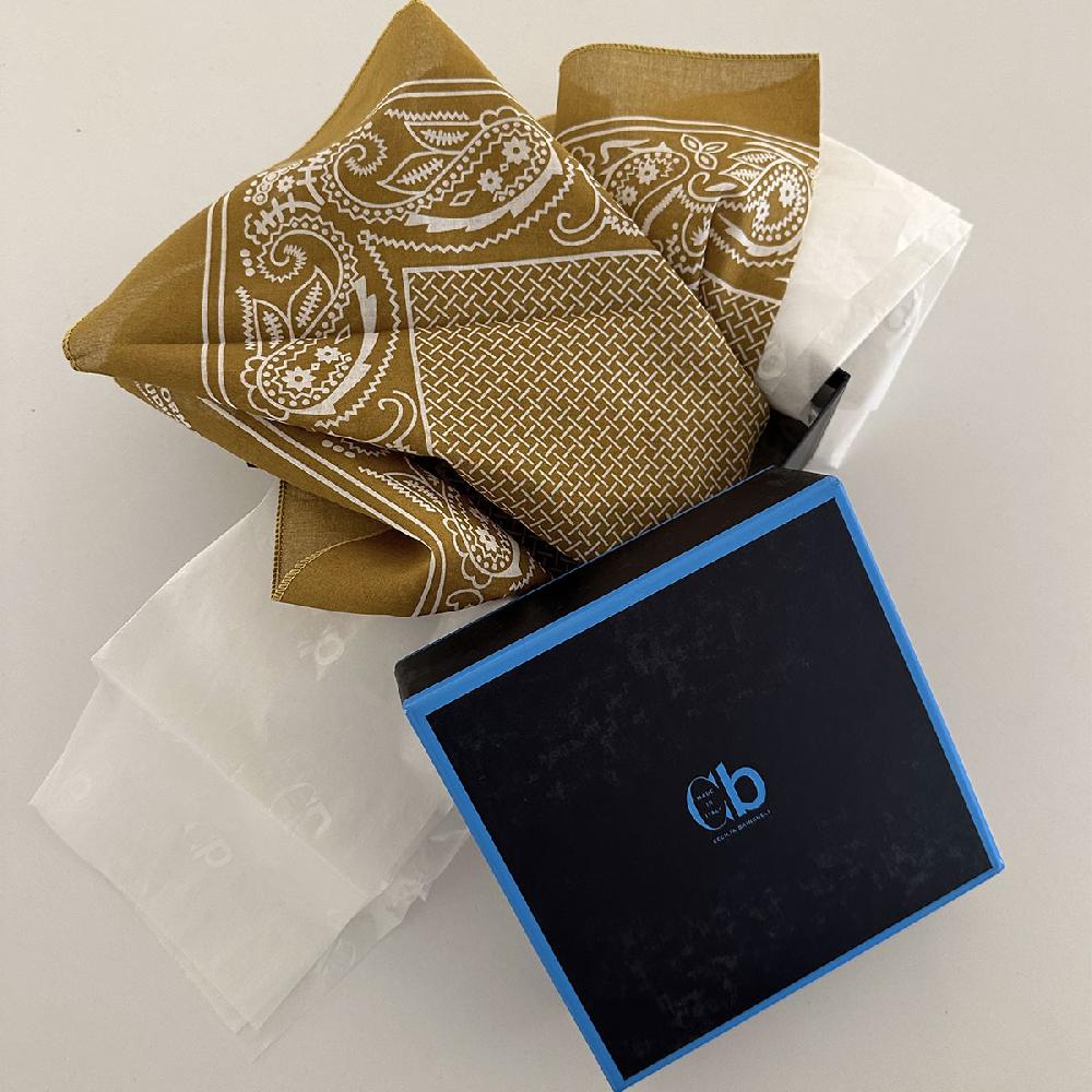 Cb Cecilia Bringheli Bandana Tobacco Cotton