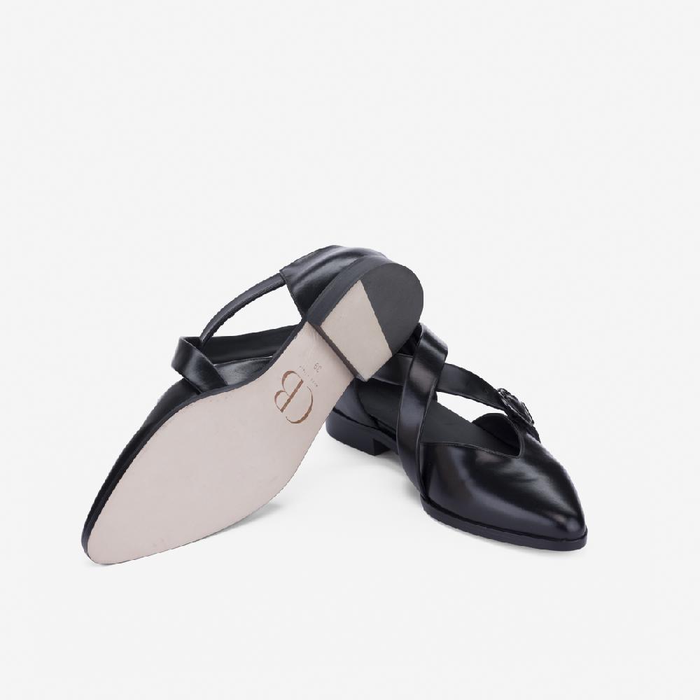 cb Cecilia Bringheli Croce Black Leather