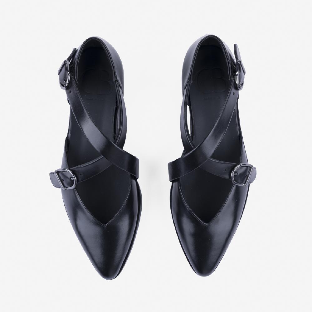 cb Cecilia Bringheli Croce Black Leather