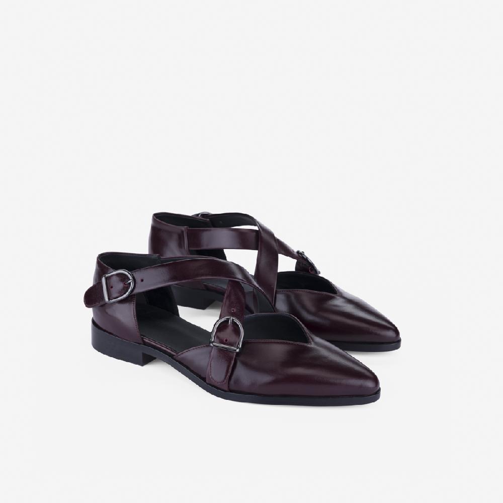 Cb Cecilia Bringheli Croce Burgundy Leather
