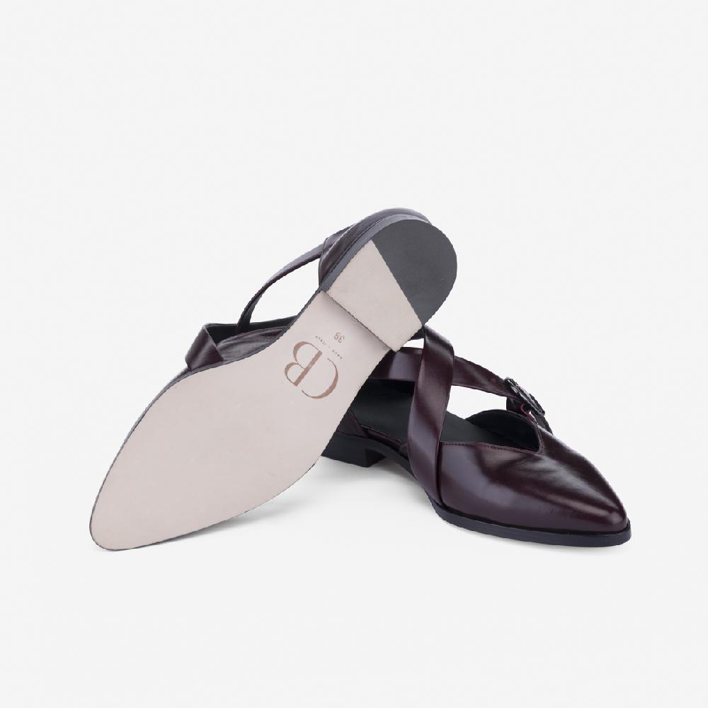 Cb Cecilia Bringheli Croce Burgundy Leather