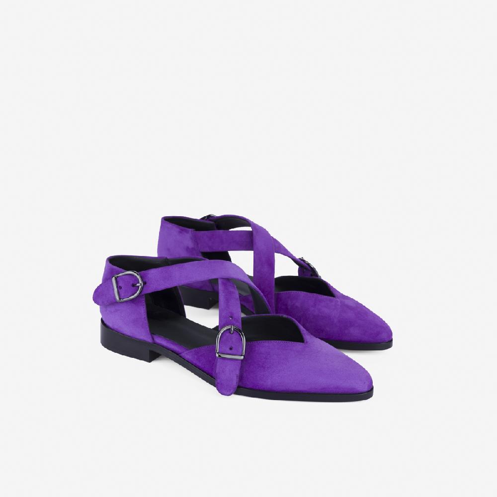Cb Cecilia Bringheli Croce Purple Suede