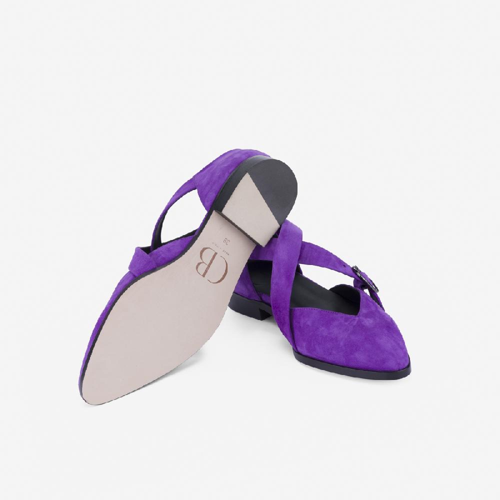 Cb Cecilia Bringheli Croce Purple Suede