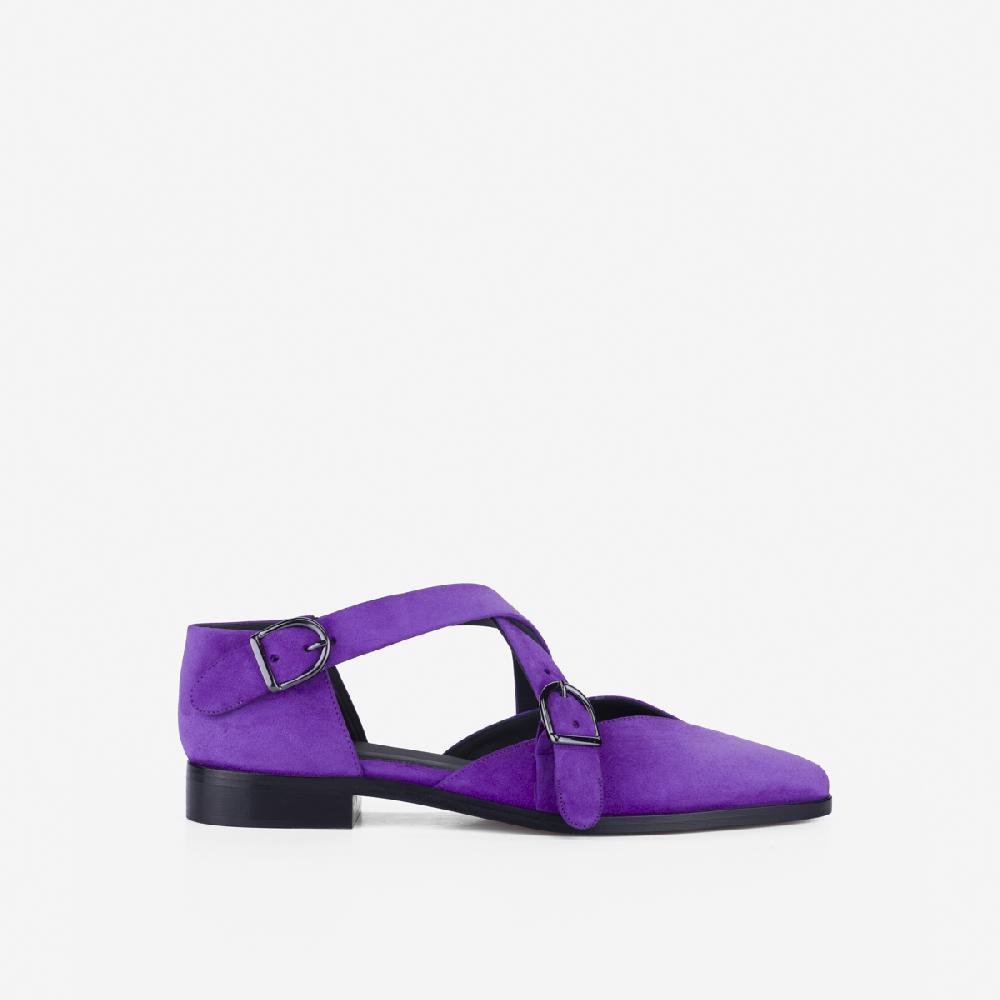 cb cecilia bringheli Croce Purple Suede