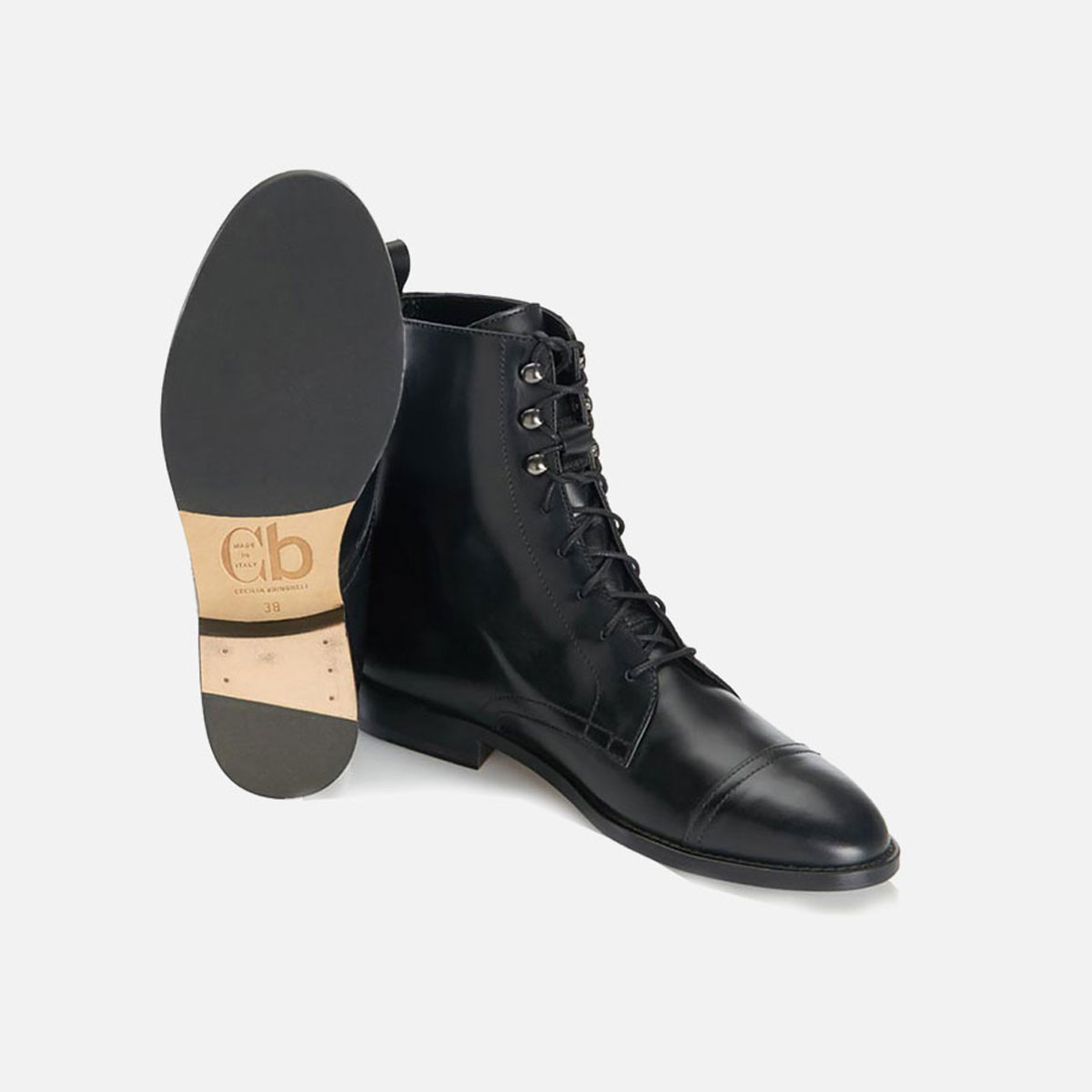 Cb Cecilia Bringheli Eva Black Leather