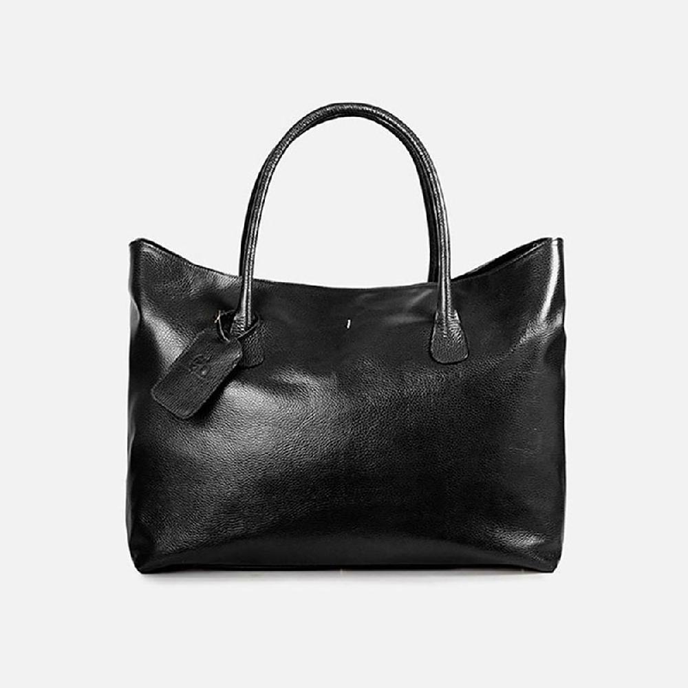Cb Cecilia Bringheli Lido Black Tumbled Leather