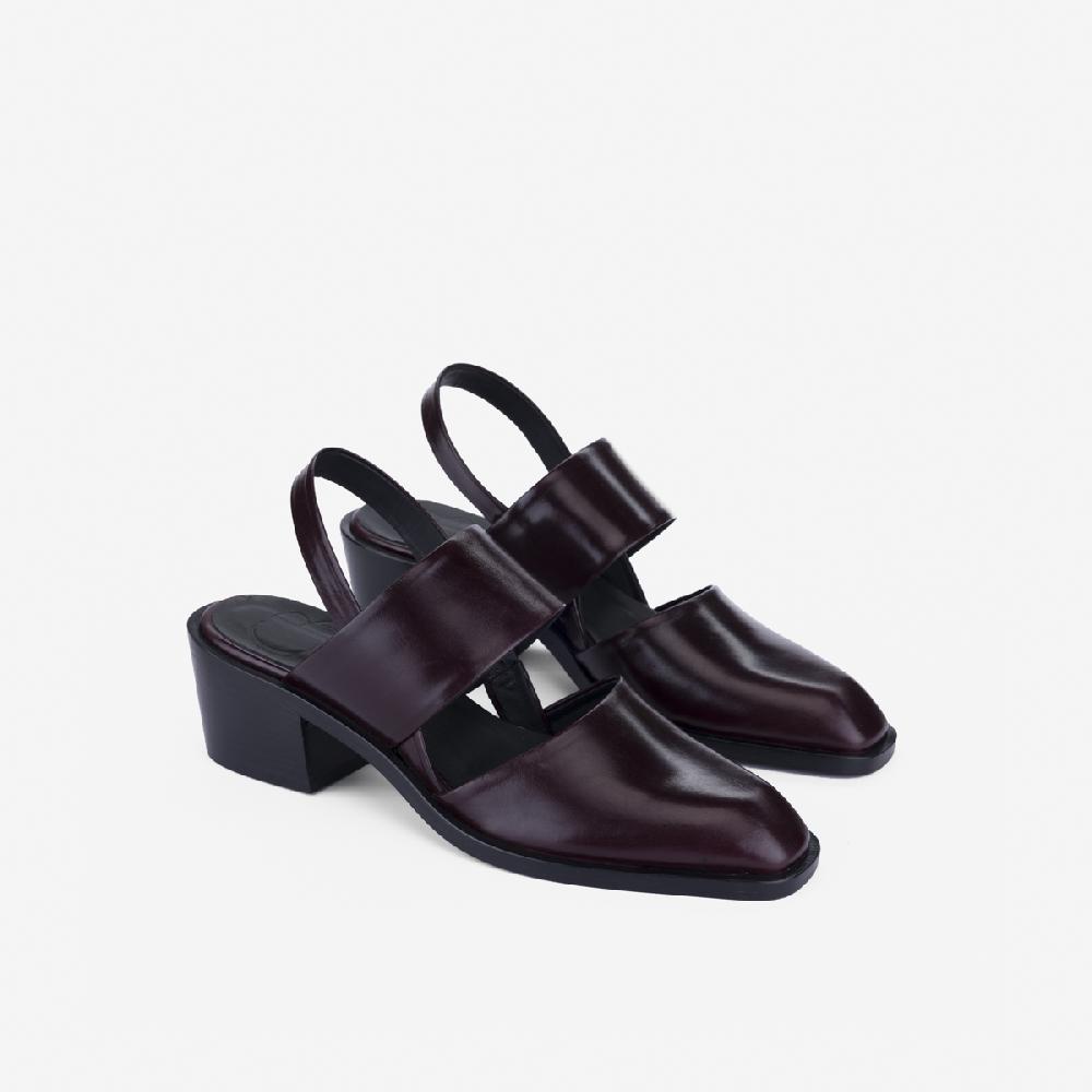 Cb Cecilia Bringheli Marte Burgundy Leather