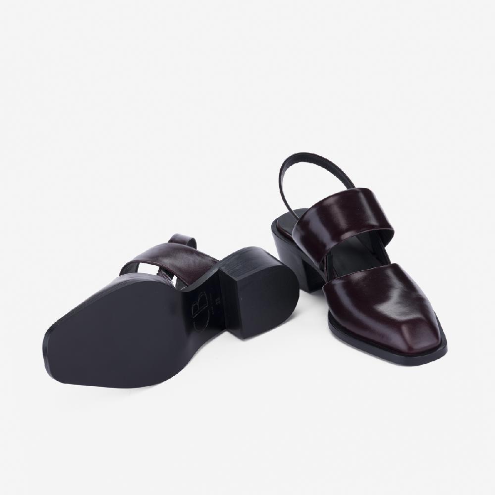 Cb Cecilia Bringheli Marte Burgundy Leather