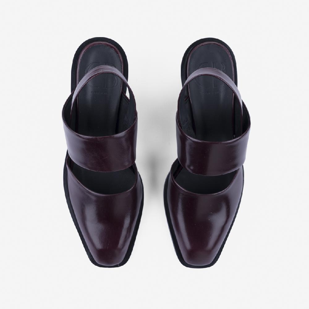 Cb Cecilia Bringheli Marte Burgundy Leather