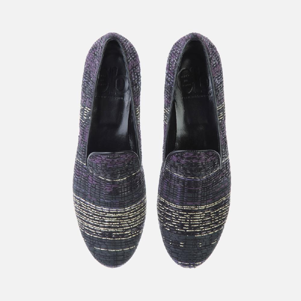 Cb Cecilia Bringheli Positano Gold Violet Woven