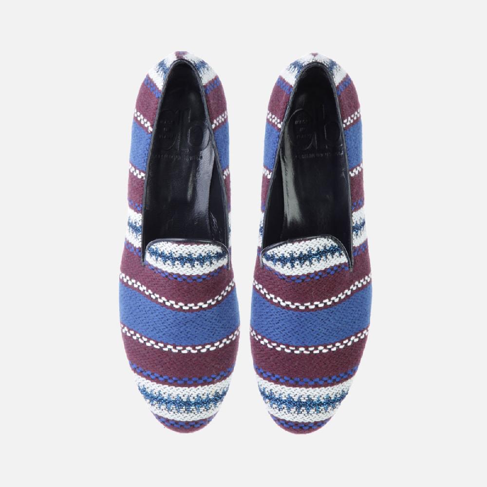 Cb Cecilia Bringheli Positano Purple Woven Fabric