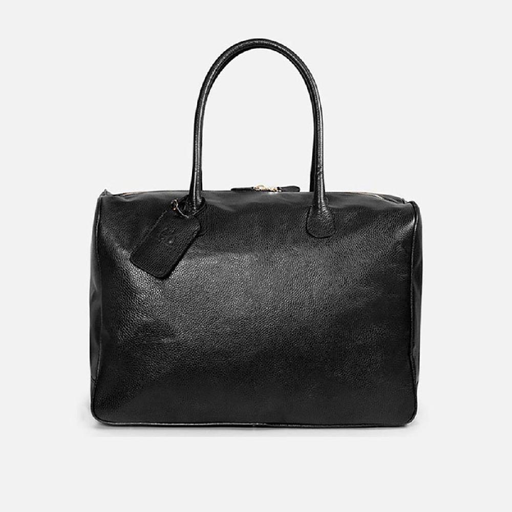 Cb Cecilia Bringheli Riviera Black Tumbled Leather