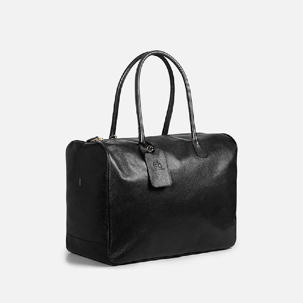 cb cecilia bringheli Riviera Black Tumbled Leather