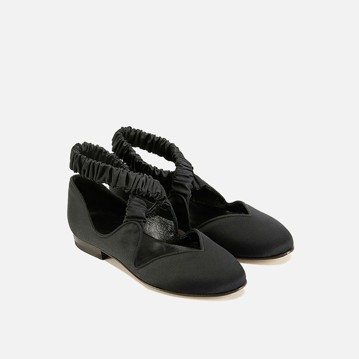Cb Cecilia Bringheli Saracina Black Silk Satin