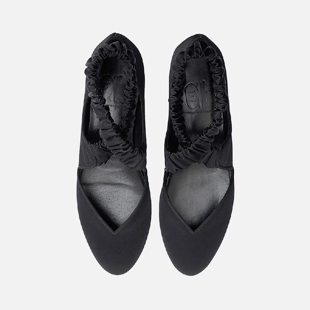 Cb Cecilia Bringheli Saracina Black Silk Satin