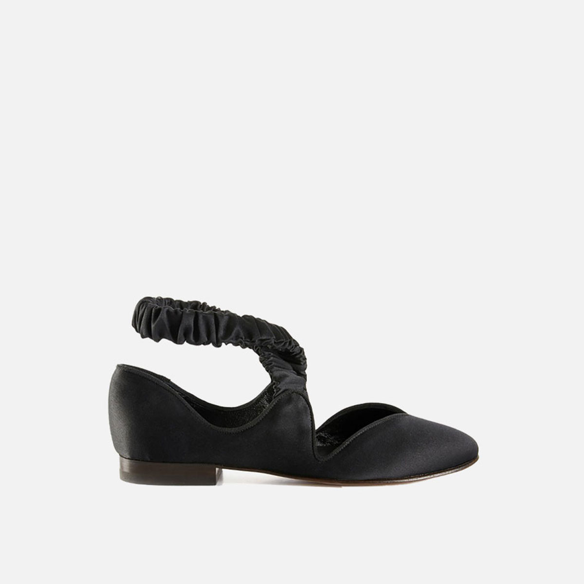 cb cecilia bringheli Saracina Black Silk Satin