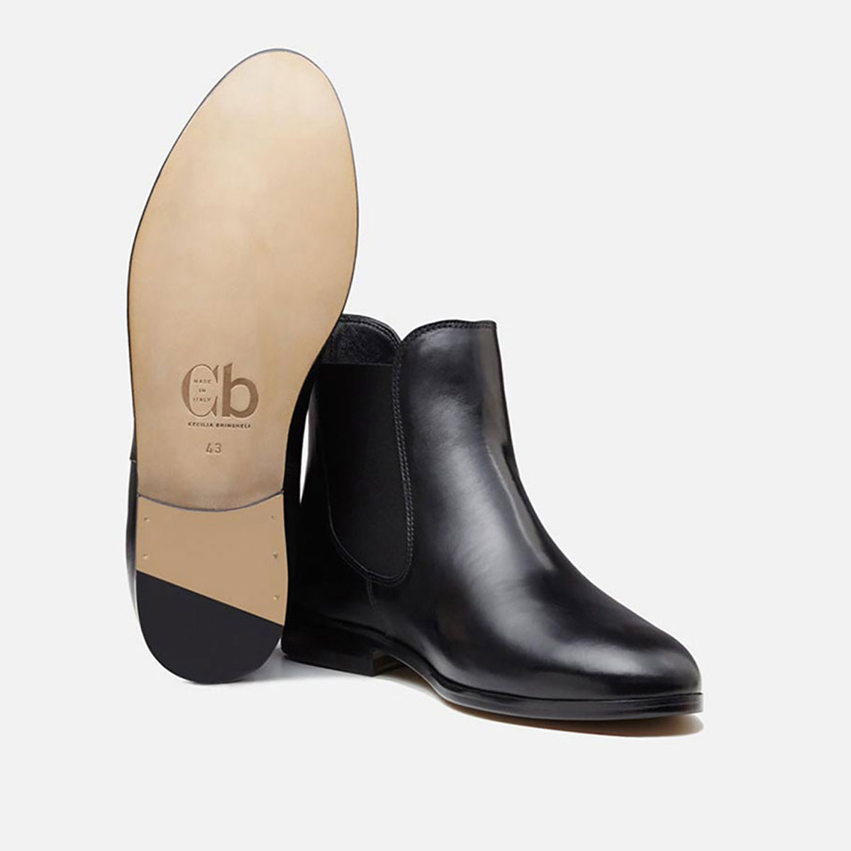 Cb Cecilia Bringheli Sessanta Black Leather