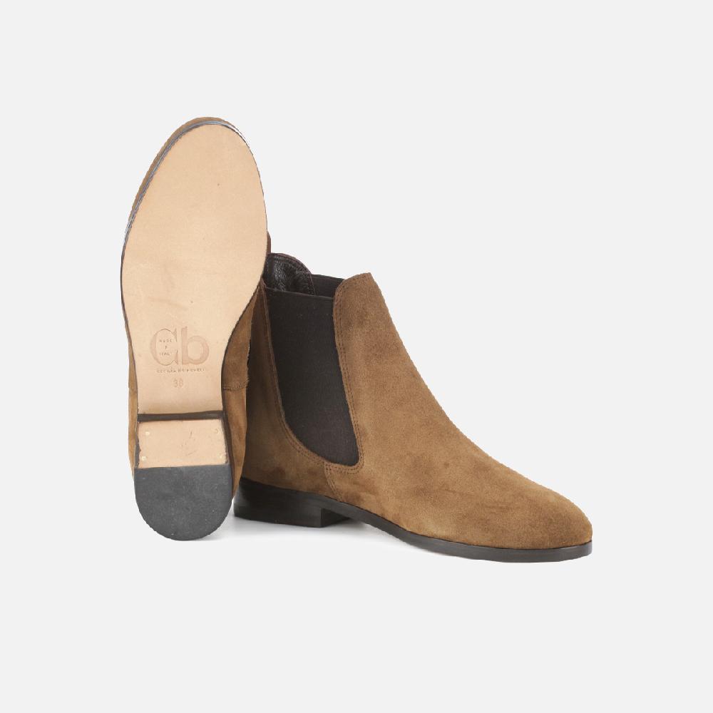 Cb Cecilia Bringheli Sessanta Tobacco Suede