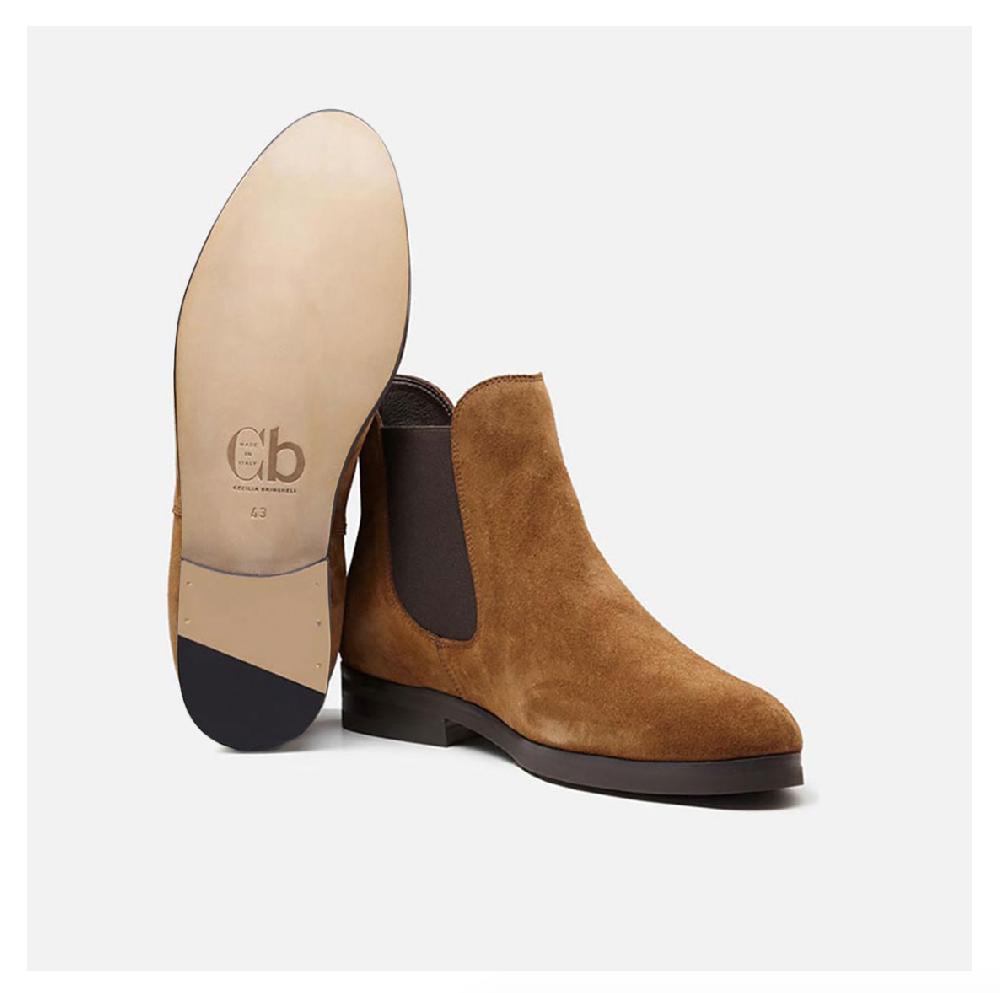 Cb Cecilia Bringheli Sessanta Tobacco Suede