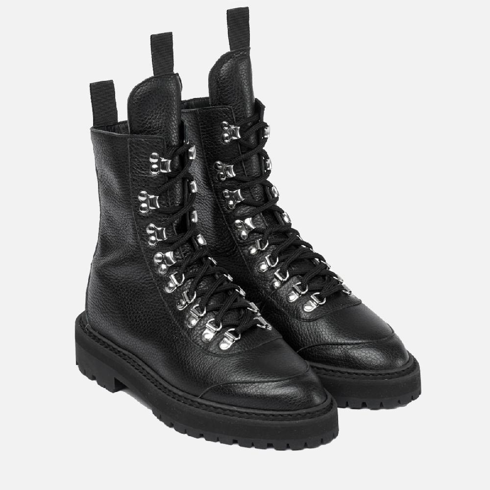 Cb Cecilia Bringheli Sirio Black Tumbled Leather