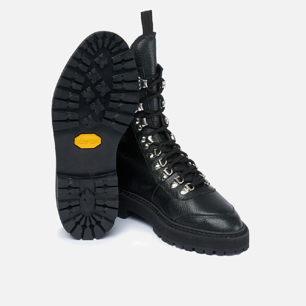 Cb Cecilia Bringheli Sirio Black Tumbled Leather