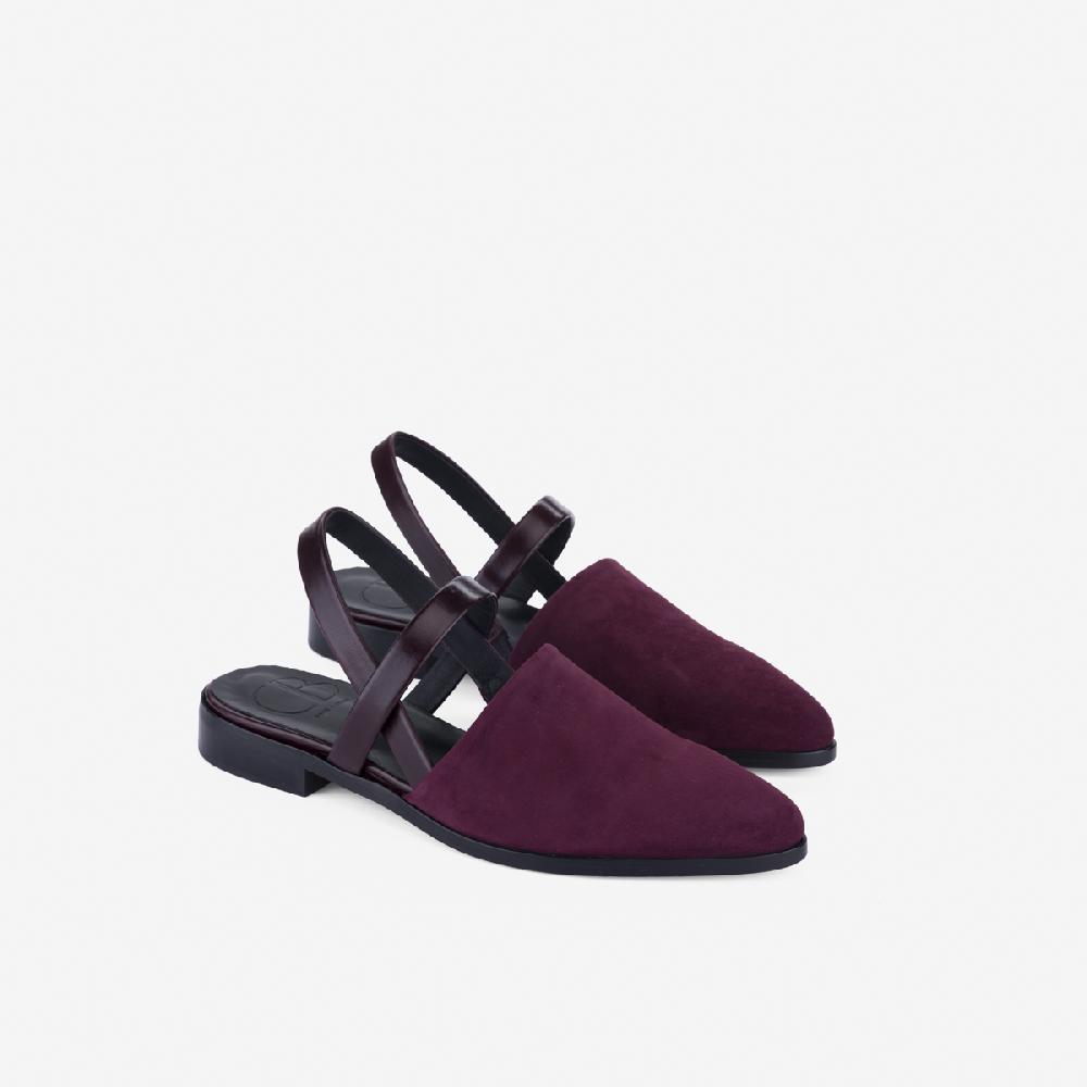 Cb Cecilia Bringheli Vega Burgundy Suede & Leather