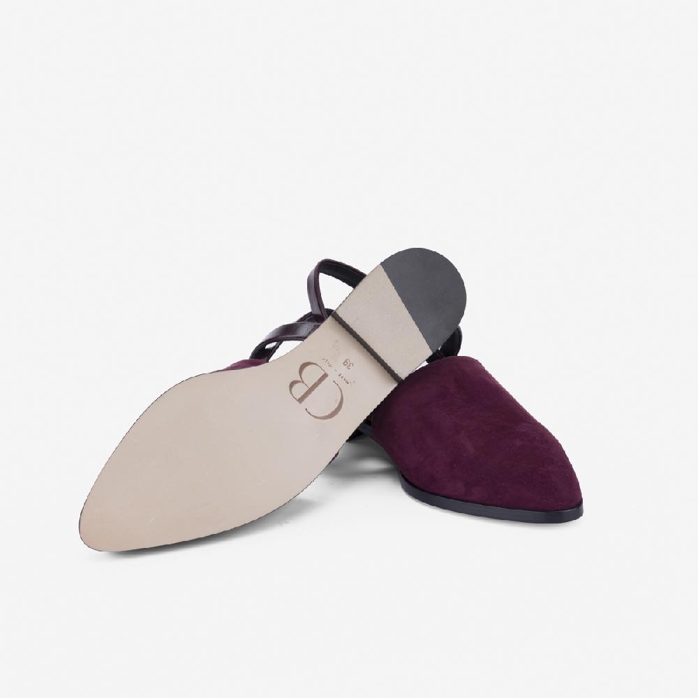 Cb Cecilia Bringheli Vega Burgundy Suede & Leather