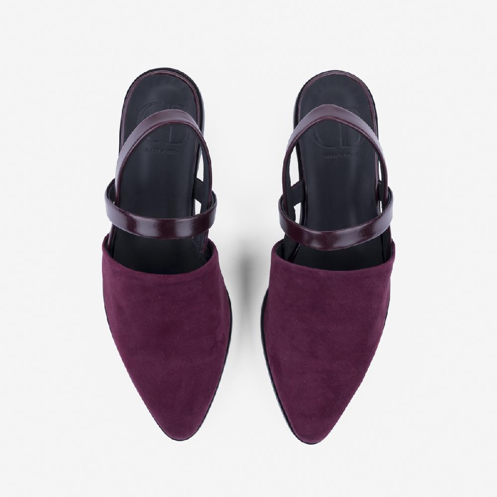 Cb Cecilia Bringheli Vega Burgundy Suede & Leather