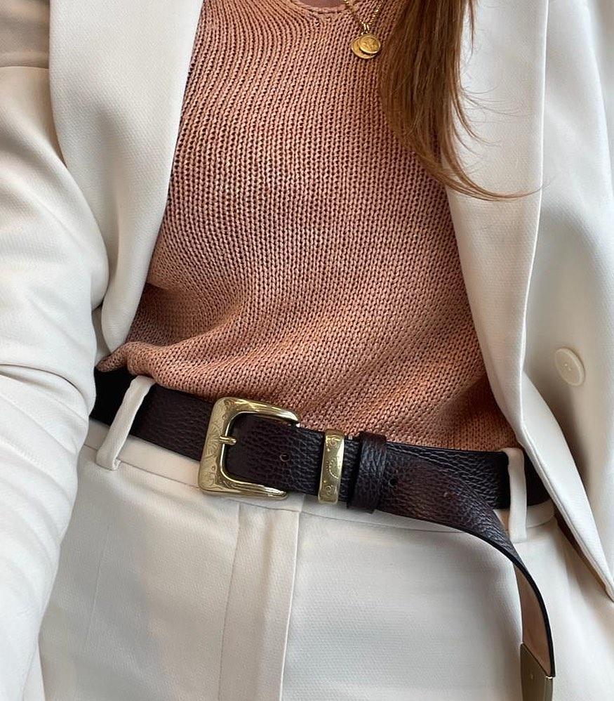 Cb Cecilia Bringheli Ennio Dark Brown Tumbled Leather