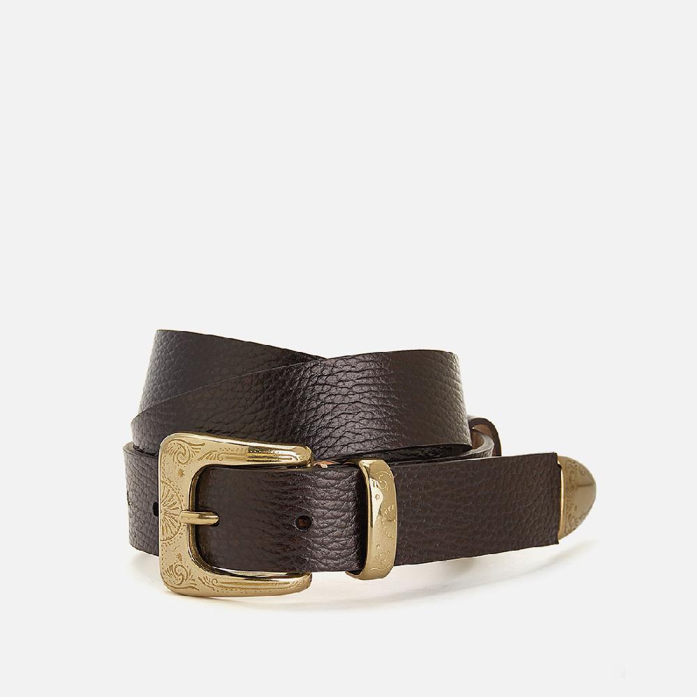 cb cecilia bringheli Ennio Dark Brown Tumbled Leather