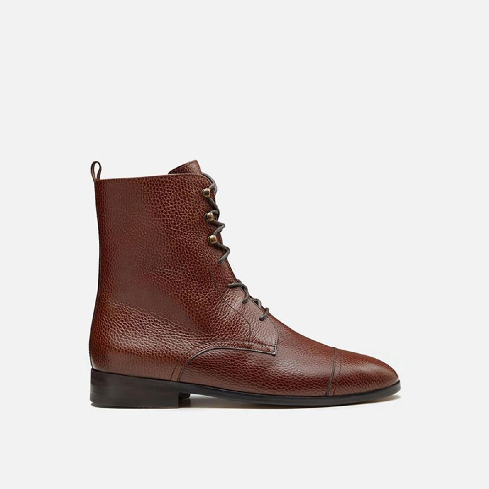 cb cecilia bringheli Eva Light Brown Tumbled Leather