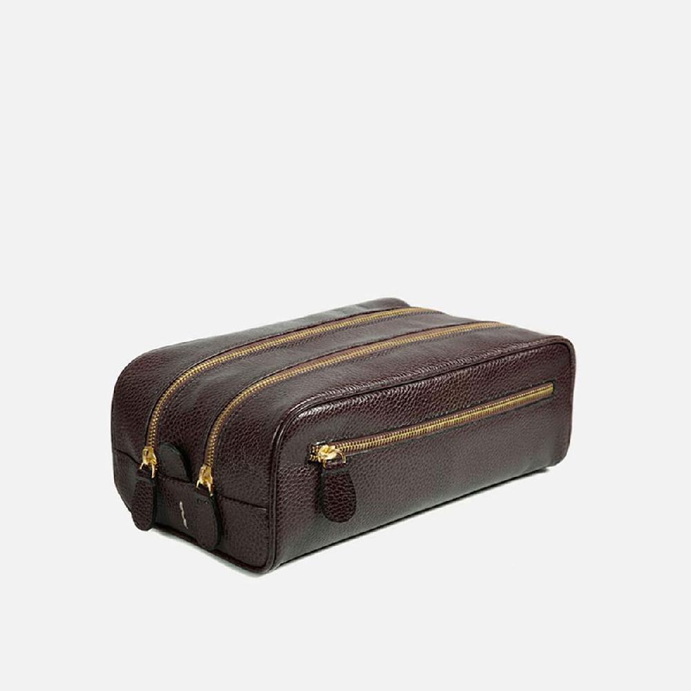 cb cecilia bringheli Laguna Dark Brown Tumbled Leather