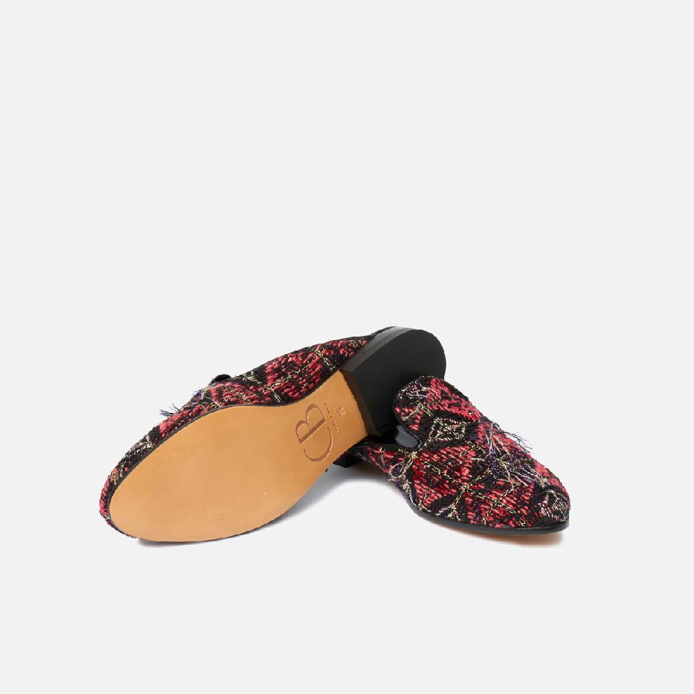 Cb Cecilia Bringheli Ravello Multicolor Fringed Fabric