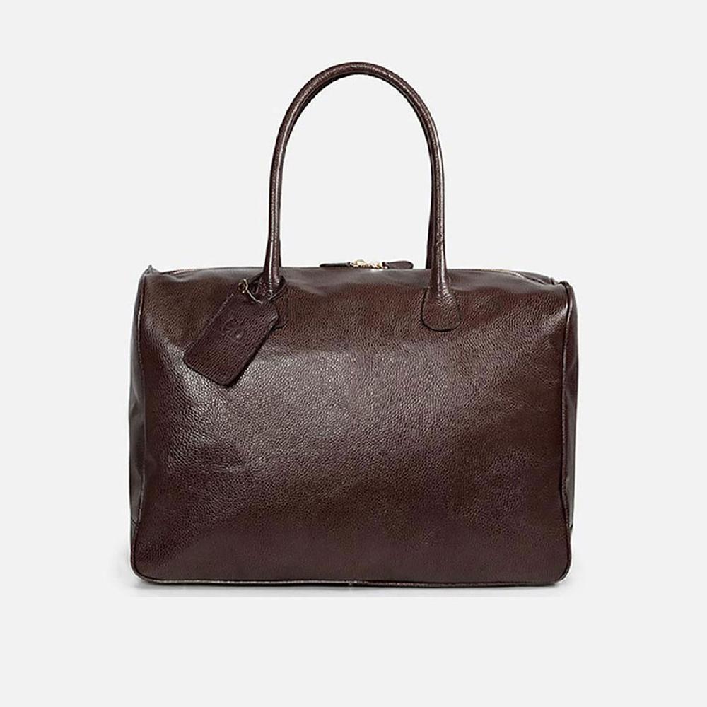 Cb Cecilia Bringheli Riviera Dark Brown Tumbled Leather