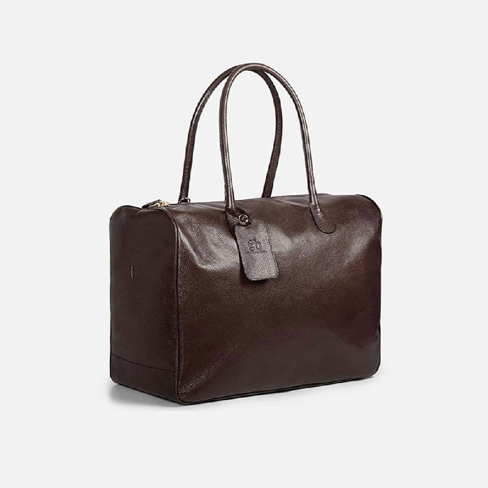 cb cecilia bringheli Riviera Dark Brown Tumbled Leather