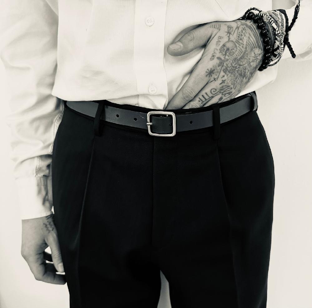 Cb Cecilia Bringheli Semplice Silver Squadra Black Shiny Smooth Leather