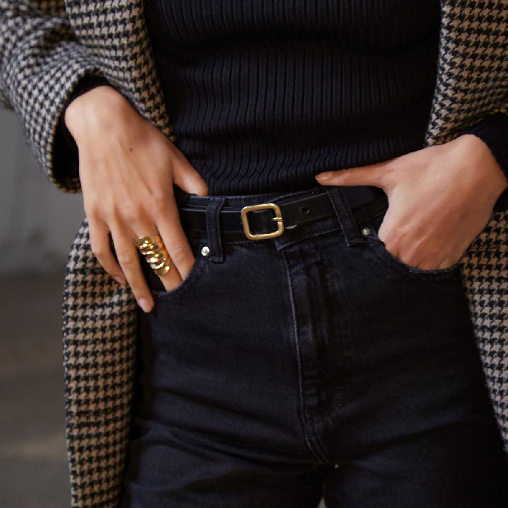 Cb Cecilia Bringheli Semplice Squadra Black Soft Leather