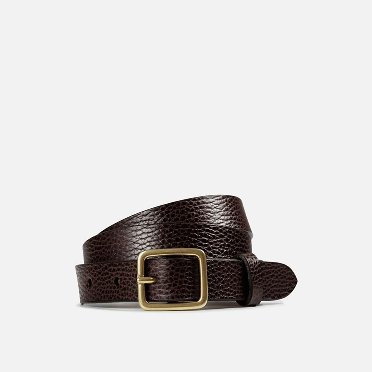 cb cecilia bringheli Semplice Squadra Dark Brown Tumbled Leather