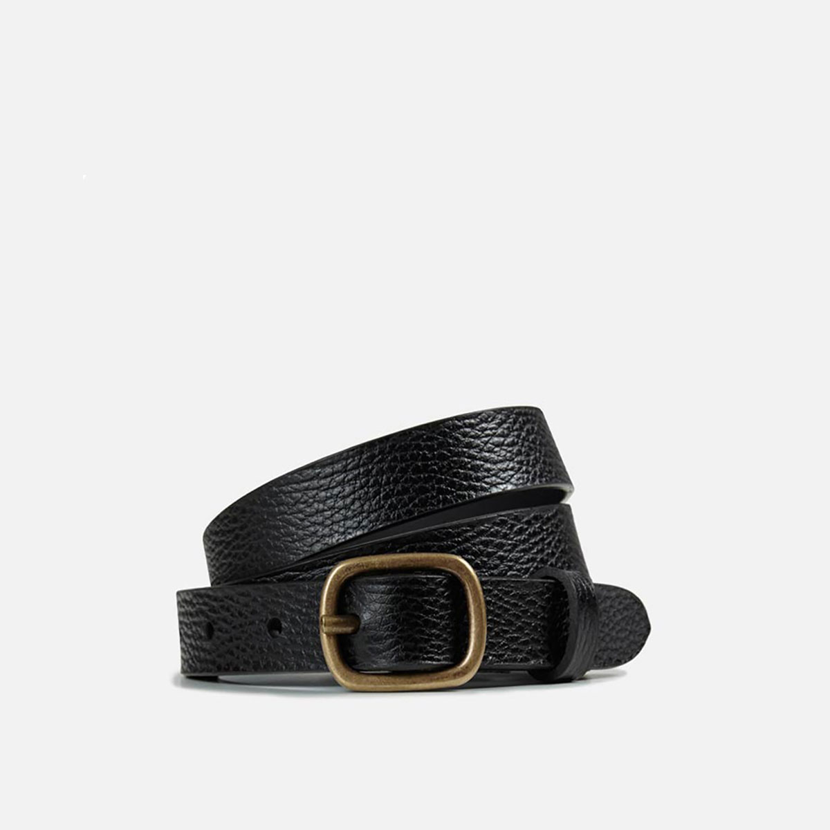 cb cecilia bringheli Semplice Stonda Black Tumbled Leather