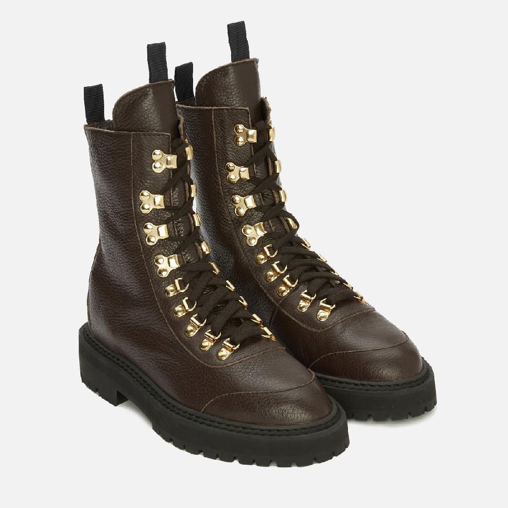 Cb Cecilia Bringheli Sirio Dark Brown Tumbled Leather