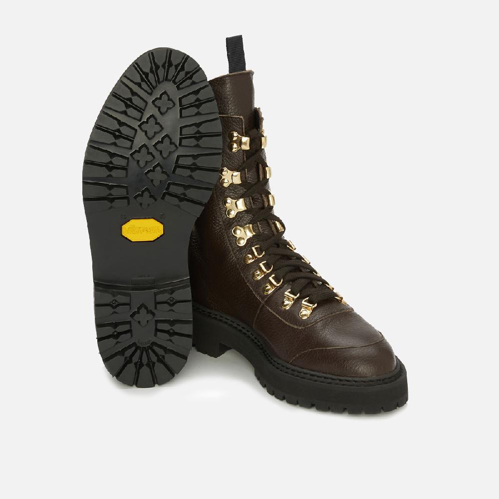 Cb Cecilia Bringheli Sirio Dark Brown Tumbled Leather