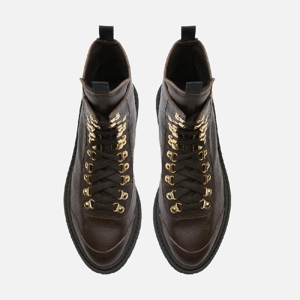 Cb Cecilia Bringheli Sirio Dark Brown Tumbled Leather