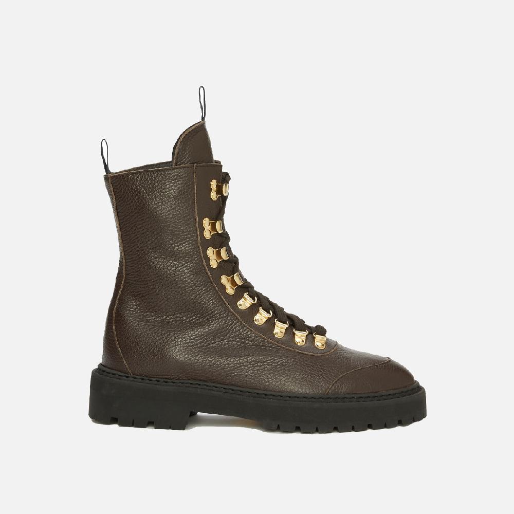 cb cecilia bringheli Sirio Dark Brown Tumbled Leather