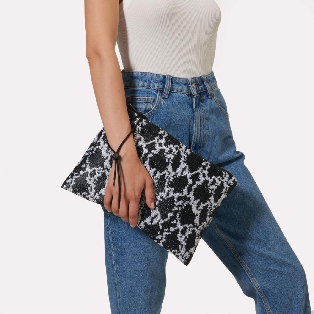 Cb Cecilia Bringheli Ventiquattro Black White Jacquard