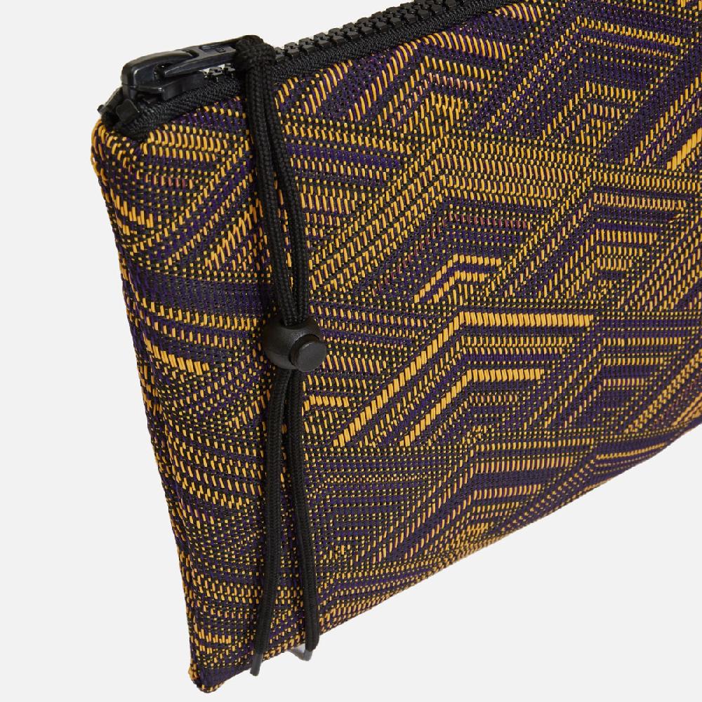 Cb Cecilia Bringheli Ventiquattro Purple Yellow Black Woven Fabric